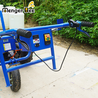 Nouveau chariot à main électrique Menger Bee pour ruche, à deux roues, moteur en cuivre 1000W, acier galvanisé, pour usage en apiculture, garantie 2 ans, bleu