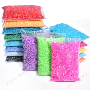 Lot en gros de strass en résine à dos plat, non thermocollants, de 2 mm à 6 mm, pour la décoration des ongles, des téléphones et des bijoux - Product Image 2
