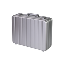 Valise de boxe en aluminium durable avec conception antichoc, fermeture à boucle, traitement de surface personnalisable, rangement d'outils
