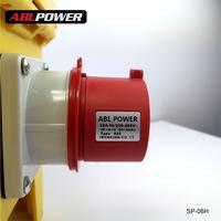 Boîte de distribution combinée étanche, boîte de prise mobile électrique, IP65, 32A, 6 canaux