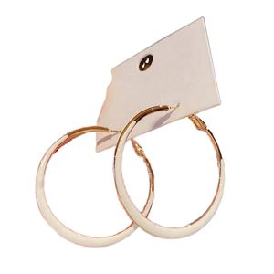 JUSTOP Spot Portfolio Ensemble de boucles d'oreilles en acier inoxydable allié, résistantes à l'eau, créoles épaisses plaquées or 18 carats, motif nœud, tendance et inaltérables - Product Image 1