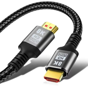 Mindpure para <span class=keywords><strong>Cable</strong></span> 2.1 8K 60Hz 4K 120Hz Conductor Chapado en Oro Par Trenzado para Monitor HDTV Micrófono TV Cobre Libre de Oxígeno - Product Image 1