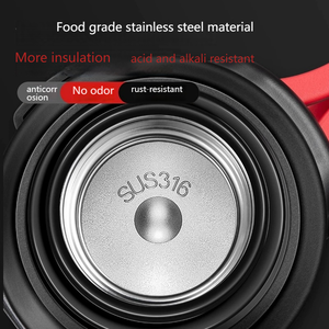 316 acier inoxydable cuivre plaqué grande capacité Sports de plein air voyage Camping alpinisme Portable thermos isolé sous vide - Product Image 3