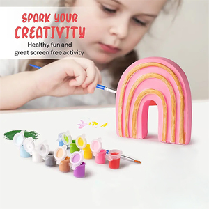Kids Educational DIY Color Painting Toy Ceramic Art Painting Crafts Gypsum <strong>Plaster</strong> Painting <strong>Set</strong> - Product Image 6