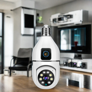 Cámara web inalámbrica 2K con soporte para lámpara, pantalla dividida Ultra HD, infrarrojos, alarma humanoide, almacenamiento en la nube y grabadora de video del fabricante - Product Image 5