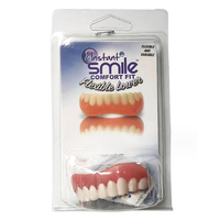 YS Teeth Facettes dentaires en silicone supérieures et inférieures, pour un sourire parfait, prothèses dentaires adhésives, appareils dentaires confortables, orthodontie dentaire