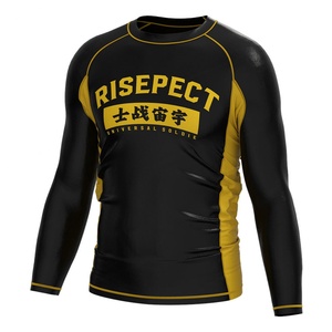 Camisetas de Compresión Rash Guard para Entrenamiento de Jiu Jitsu, MMA y BJJ, con Logotipo Personalizado ODM, Sin Gi - Product Image 1