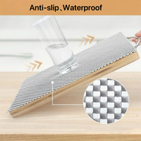 Tapis antidérapant en PVC avec logo personnalisé pour armoires de cuisine Tapis de tiroir en maille pour armoires de cuisine Sous-couche en mousse lavable pour sol de cuisine