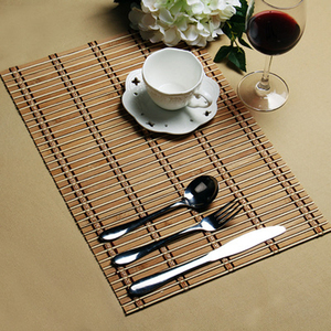 Manteles individuales resistentes al calor <span class=keywords><strong>de</strong></span> tejido grueso personalizado, alfombrilla para cocina, alfombrilla antideslizante <span class=keywords><strong>de</strong></span> bambú para té, alfombrillas para mesa <span class=keywords><strong>de</strong></span> comedor - Product Image 6