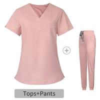 Tenues Médicales Tendance pour Femmes : Ensembles Élégants de Blouses et Pantalons d'Infirmière, Uniformes d'Hôpital et de Spa