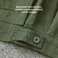 Ensemble chemise et pantalon décontracté d'été en coton 100% pour homme, coupe ample et légère, uniforme tactique de travail, vente en gros