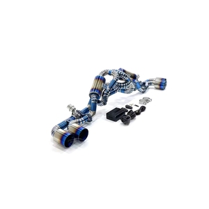 Sistema de escape Catback de titanio MPER para <span class=keywords><strong>Ferrari</strong></span> <span class=keywords><strong>F430</strong></span> 4.3L, titanio grado T304, alto flujo, reducción de peso, Plug and Play - Product Image 3