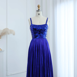 Luccicante diamante blu reale <span class=keywords><strong>abiti</strong></span> <span class=keywords><strong>da</strong></span> sera lunghi per le donne <span class=keywords><strong>da</strong></span> <span class=keywords><strong>sposa</strong></span> elegante <span class=keywords><strong>argento</strong></span> oro formale <span class=keywords><strong>abiti</strong></span> <span class=keywords><strong>da</strong></span> festa SZ064-1 - Product Image 5