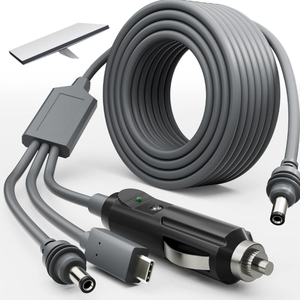 2M 5M StarLink Mini 3in1 Power Supply <b>Cable</b> 12-24V USB-<b>C</b> Plug 5A <b>Fast</b> <b>Charging</b> Nylon - Product Image 1