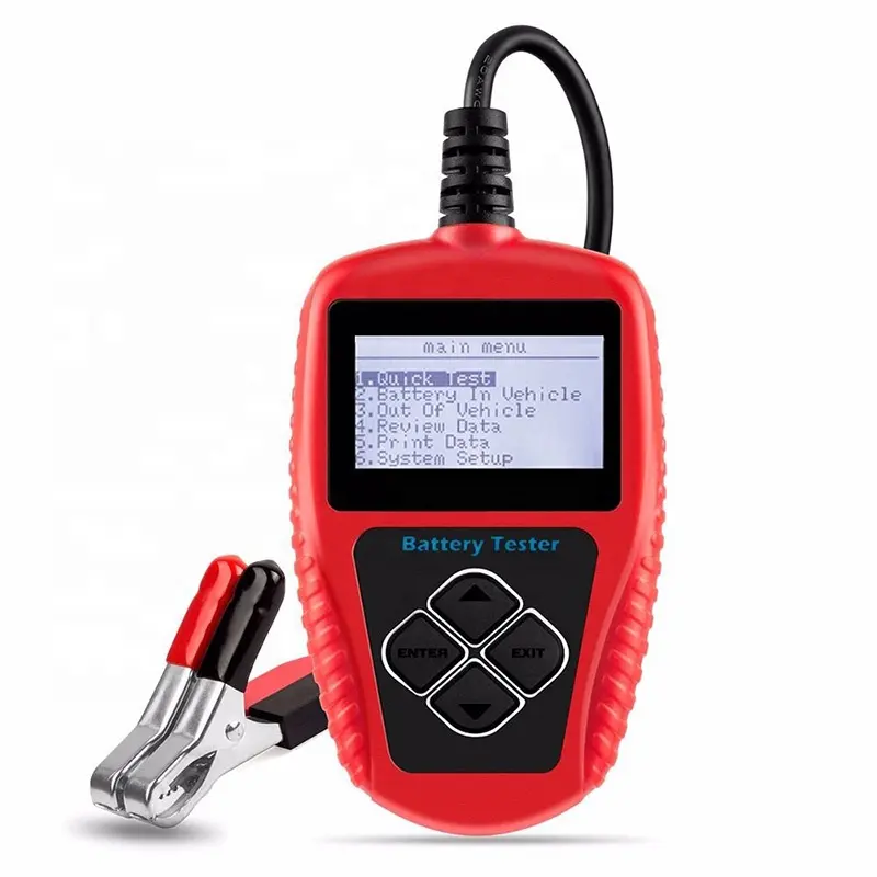 Outils d'analyse automatique BA101 testeur de batterie au plomb numérique 12V analyseur de batterie de voiture