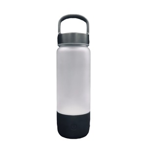 ใหม่560ml PCTG ABS พลาสติกกีฬาสมาร์ทลำโพงไร้สาย<span class=keywords><strong>เพลง</strong></span>แก้วแบบพกพาที่จับไล่ระดับสีขวดน้ำไฟ - Product Image 4