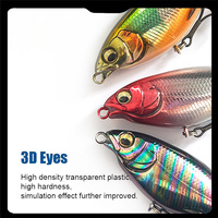 Leurre crayon coulant Alpha 6g/11g avec queue hélicoïdale en ABS et sonnette pour la pêche au bar et au brochet en eau douce et salée