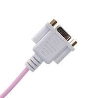 Faisceau de câbles de connecteur DB9 RS232 durable avec verrouillage à vis avant pour équipement industriel | Assemblage de câble personnalisé