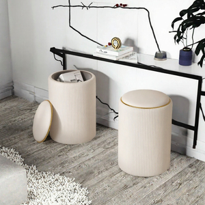 Reposapiés Plegable de Diseño Moderno para Sala de Estar, Modelo L-493 de Marca OEM de Alta Gama, 41 cm de Altura, Decoración de Panal de Abeja, Flexible y Duradero - Product Image 3