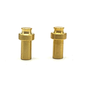 Cổng kết nối chốt lò xo tùy chỉnh CNC, chốt bằng đồng thau với chốt lò xo mạ vàng - Product Image 2