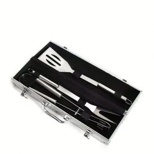 Ensemble d'accessoires pour barbecue en acier inoxydable, ustensiles de camping, outils de cuisson en plein air, kit d'outils pour barbecue - Product Image 3