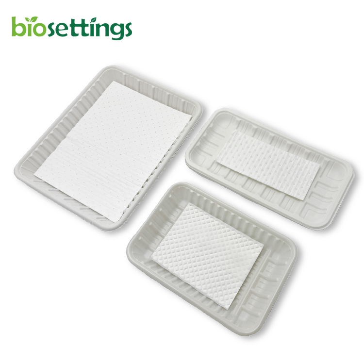 Оптовая продажа, одноразовая впитывающая влагопоглощающая Подушечка для мяса, фруктового масла