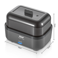 Cuiseur à œufs électrique RAF 500W pour la cuisine à domicile, multifonction, cuisson à la vapeur, ébullition, friture, compact, capacité de 300-350 ml