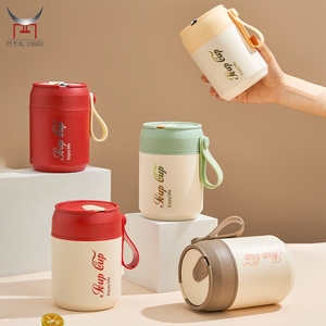 Taza de yogur personalizada para <span class=keywords><strong>desayuno</strong></span>, tarro de comida, vaso, taza de sopa de viaje, <span class=keywords><strong>tazas</strong></span> aisladas, portátil, de acero inoxidable 304 - Product Image 3