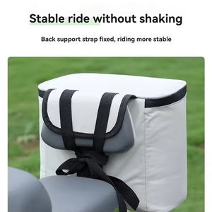 Sac de rangement arrière pour vélo électrique en tissu Oxford imperméable, grande capacité, portable, accessoires de vélo à suspendre en intérieur - Product Image 3