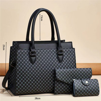 Vente chaude, sacs à main élégants et luxueux pour femmes, ensemble de sacs à main pour femmes, ensemble de sacs à main 3 pièces, motif imprimé, ensemble de sacs à main pour femmes