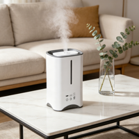 Humidificateur d'air ultrasonique à brume froide 5L, grand format, à remplissage par le haut, à ions négatifs, pour la maison et le bureau, prix usine