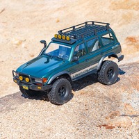 FMS 1/10 FCX10 Land Cruiser 80 Brushless RC Crawler LC80 OVR Edition 2 vitesses 4 roues motrices Pneus TOYO Lumières KC Voiture RTR
