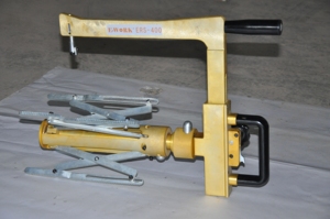 ERS400 Grattoir manuel rotatif pour tuyaux en PE, machine industrielle professionnelle pour le décapage des tuyaux en plastique HDPE PVC de 110 à 400 mm - Product Image 1