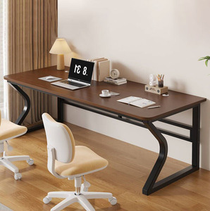 Nhà Máy Tùy Chỉnh Bằng Gỗ Văn Phòng Bảng Đơn Giản Hai-Người Bàn Máy Tính Cho Công Việc Gia Đình Hình Chữ Nhật Học Tập Bàn Bán Buôn - Product Image 1