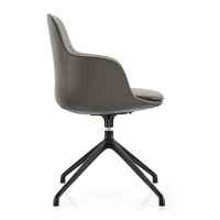 Fauteuil d'appoint à structure en acier avec fonction de transport facile pour la décoration de suites d'hôtel et de salons