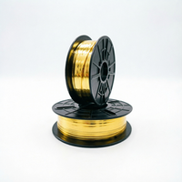 FanXing – Bobine de fil torsadé PET métallique doré brillant en gros pour décoration et fournitures de mariage