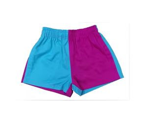 Short de <span class=keywords><strong>rugby</strong></span> décontracté avec logo brodé personnalisé 100% coton de qualité supérieure pour femme avec poches zippées profondes - Product Image 1