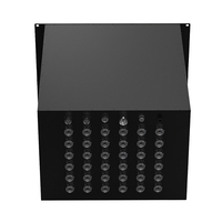 Châssis d'ordinateur industriel moderne 4U avec conception de porte de sécurité verrouillable, 3 baies pour lecteurs optiques, baie pour disque dur pour contrôle industriel