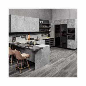 Gabinetes de Cocina Multifuncionales de Madera Maciza de Abedul de Diseño Moderno, Diseño de Gabinete Personalizado Gratuito, Muebles de Cocina de Alta Calidad - Product Image 4