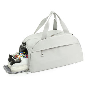 맞춤형 브랜드 나일론 체육관 휘트니스 방수 여행 가방 여성 남성 스포츠 주말 신발 컴 파트먼트 하룻밤 더플 백 - Product Image 1