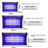 Lampes anti-moustiques en alliage d'aluminium 60W, indice de protection IP33, pour usage domestique et commercial