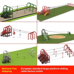 Trẻ em sân chơi ngoài trời Zip thiết bị dòng cho đào tạo cảm giác trên không Trường Mẫu Giáo thể dục thể chất thiết bị giải trí - Product Image 4