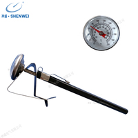 Termometer Dial 1-Inci SW Kustomisasi OEM/ODM, Terbaik untuk Minuman Kopi, Susu Cokelat, dan Teh