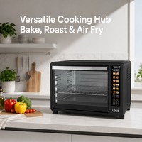Four électrique professionnel de 48 L, four de comptoir pour la cuisson, grande fenêtre de visualisation, modes de cuisson multiples