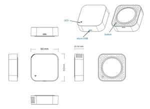 ARTDNA DC <span class=keywords><strong>5</strong></span> V Relais drahtloses WLAN IR RF universeller Fernsteuerungsschalter - Product Image 6