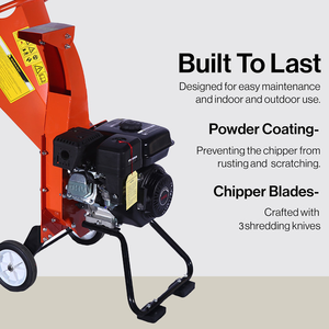 آلة تقطيع الأخشاب الصينية الصغيرة الاحترافية بقوة 7 حصان ومحرك رباعي الأشواط تعمل بالبنزين للحدائق والغابات مع شهادة CE - Product Image 5