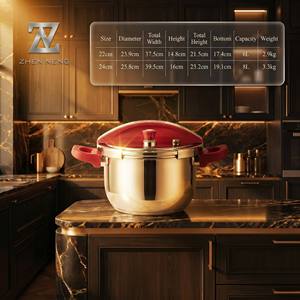 Cuisinière à pression ZHEN NENG 6L 304 SS violette, cuisinière à pression en acier inoxydable de haute qualité, ustensile de cuisine durable, outil de cuisson à domicile - Product Image 3