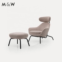 Ensemble sectionnel M & W très vendu chaise canapé de bureau élégante et confortable en tissu modulaire
