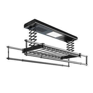 Intelligent remote control electric clothes drying <b>rack</b> balcony lifting voice-controlled telescopic clothes drying rod - Product Image 2