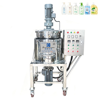 Cuve de mélange chauffante en acier inoxydable 100L 500L 1000L 5000L avec homogénéisateur pour shampoing, savon liquide et détergent